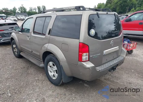 2006 Nissan Pathfinder Se из США, поврежденный, VIN 5N1AR18W56C662992